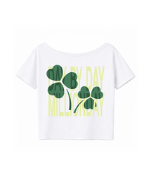DBD ワンオフショルダー半袖Tシャツ