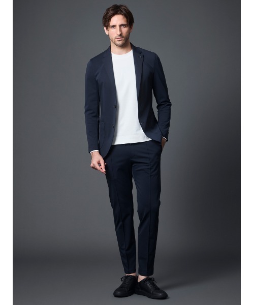 AOURE（アウール）の「MALPENSA SETUP PANTS（スラックス・メンズ・ネイビー/カーキ・LARGE/MEDIUM）」の5枚目の写真