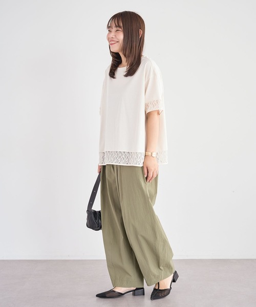 Green Parks(グリーンパークス)の「【適ON】持続冷感ドッキングプルオーバー(Tシャツ/カットソー・レディース・ブラック/チャコールグレー/オレンジ/ホワイト系その他2・FREE)」の21枚目の写真