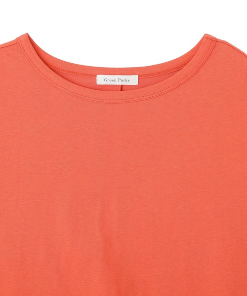 Green Parks(グリーンパークス)の「【適ON】持続冷感ドッキングプルオーバー(Tシャツ/カットソー・レディース・ブラック/チャコールグレー/オレンジ/ホワイト系その他2・FREE)」の8枚目の写真