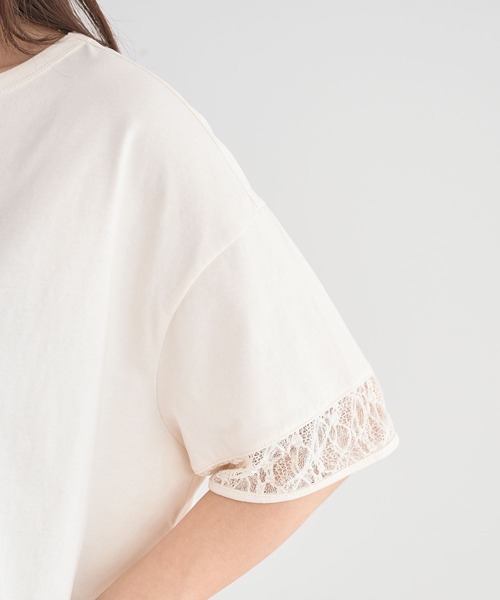 Green Parks(グリーンパークス)の「【適ON】持続冷感ドッキングプルオーバー(Tシャツ/カットソー・レディース・ブラック/チャコールグレー/オレンジ/ホワイト系その他2・FREE)」の16枚目の写真