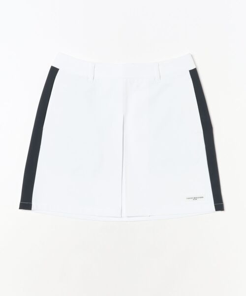 TOMMY HILFIGER GOLF（トミー ヒルフィガー ゴルフ）の「ｻｲﾄﾞﾗｲﾝ ﾀｯｸｽｶｰﾄ（スカート・レディース・チャコールグレー/ホワイト・L/M）」の2枚目の写真