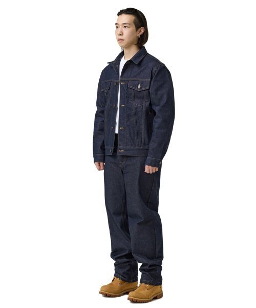 LAUGHER(ラファー)の「REGULAR FIT DENIM PANT - DEEP BLUE(デニムパンツ・レディース・その他・28/30/32)」の7枚目の写真