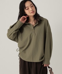 アイロンいらずスキッパーシャツ/1067264