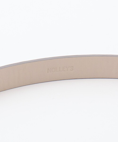 NOLLEY’S(ノーリーズ)の「ニュアンスバックルベルト15(ベルト・レディース・レッド/ダークブラウン/グレイッシュベージュ/ブラック・FREE)」の6枚目の写真