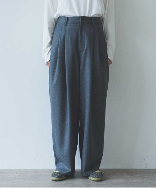 yuni(ユニ )の「washable wool back gum straight pants(その他パンツ・レディース・グレー・S/M)」の8枚目の写真