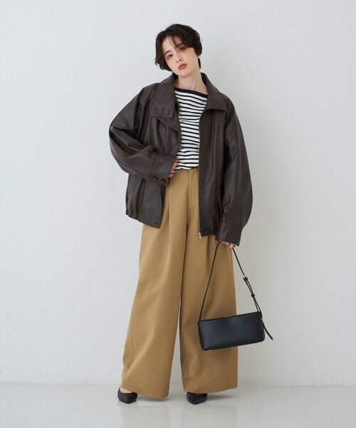 PUNTI.(プンティ)の「【PUNTI. / プンティ】レザーワンショルダーバッグ PORTRAIT-ONE SHLD(ショルダーバッグ・レディース・ブラック/モカ・フリー)」の16枚目の写真