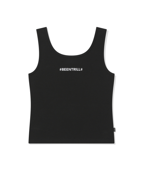 BEENTRILL(ビントリル)の「ウィメンズエッセンシャルスリムフィットタンクトップ(ブラック)(Tシャツ/カットソー・レディース・その他・SMALL/X-SMALL)」の2枚目の写真