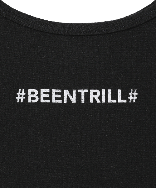 BEENTRILL(ビントリル)の「ウィメンズエッセンシャルスリムフィットタンクトップ(ブラック)(Tシャツ/カットソー・レディース・その他・SMALL/X-SMALL)」の3枚目の写真