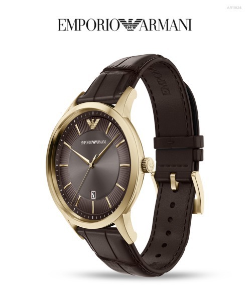 EMPORIO ARMANI(エンポリオアルマーニ)の「エンポリオ・アルマーニ 腕時計 メンズ アナログ レザー AR11824(アナログ腕時計・メンズ・ブラウン・FREE)」の6枚目の写真