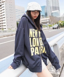 WEGO/【26年秋冬新作】ロゴBIGZIPパーカー