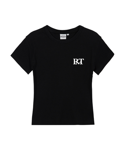 PRIMATE(プライメイト)の「CLASSIC LOGO レディース スリムフィット 半袖Tシャツ 5 COLORS(Tシャツ/カットソー・レディース・クリーム/ホワイト/ブラック/チャコール/カーキ・LARGE/MEDIUM/SMALL)」の2枚目の写真
