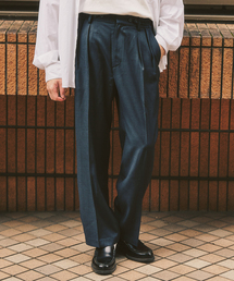 417 EDIFICE | TWツイル 2タックパンツ ”セットアップ着用可能”(スラックス)