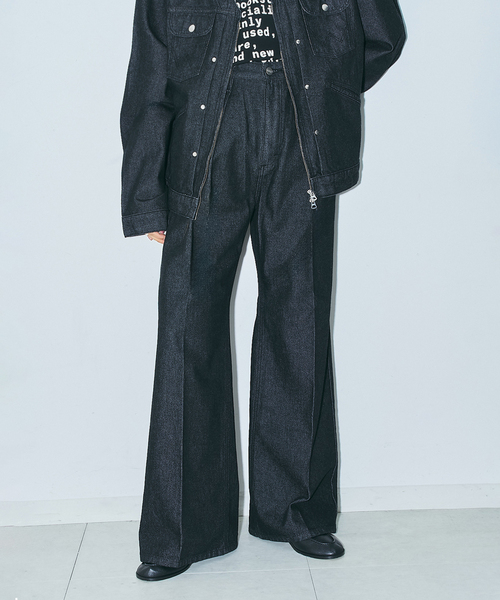 Wrangler(ラングラー)の「WRANGLER 別注 デニムパンツ(デニムパンツ・レディース・ブラック・SMALL/MEDIUM)」の1枚目の写真