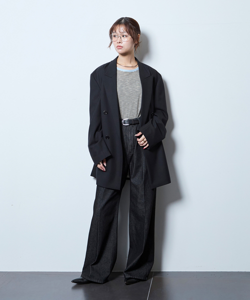 Wrangler(ラングラー)の「WRANGLER 別注 デニムパンツ(デニムパンツ・レディース・ブラック・SMALL/MEDIUM)」の6枚目の写真