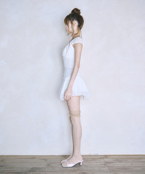 REISE MIYA（レイズミヤ）の「ニンフシャシャミニドレス[ホワイト]（ワンピース・レディース・その他・SMALL/MEDIUM）」の6枚目の写真