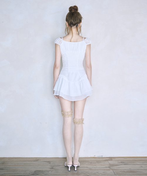 REISE MIYA（レイズミヤ）の「ニンフシャシャミニドレス[ホワイト]（ワンピース・レディース・その他・SMALL/MEDIUM）」の7枚目の写真