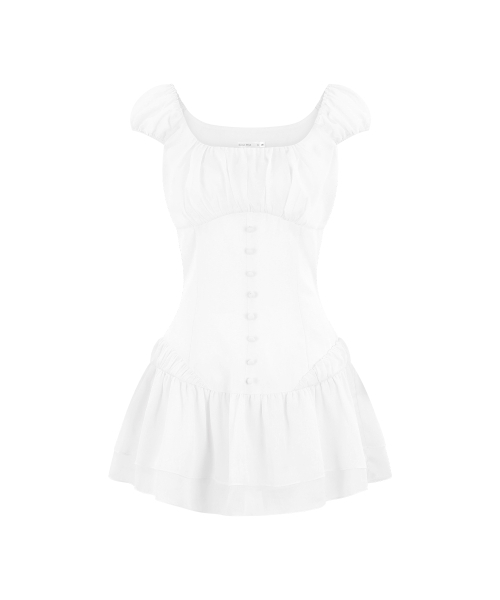 REISE MIYA（レイズミヤ）の「ニンフシャシャミニドレス[ホワイト]（ワンピース・レディース・その他・SMALL/MEDIUM）」の8枚目の写真