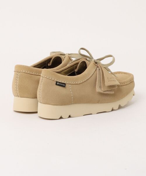 Clarks（クラークス）の「Clarks/クラークス/Wallabee GTX（モカシン/デッキシューズ・レディース・ベージュ/ブラック・5/5.5）」の3枚目の写真