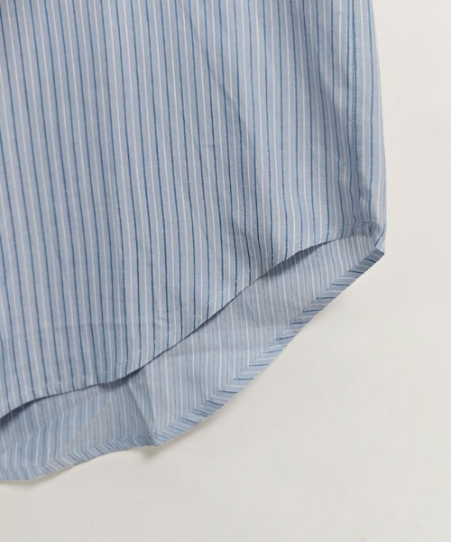 ONEP STAR(ワンピスター)の「オーバーサイズストライプ長袖シャツ(シャツ/ブラウス・レディース・ストライプ・MEDIUM/LARGE/X-LARGE)」の13枚目の写真