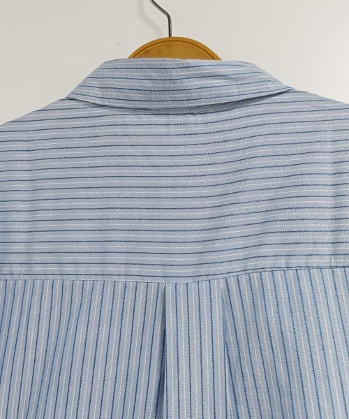 ONEP STAR(ワンピスター)の「オーバーサイズストライプ長袖シャツ(シャツ/ブラウス・レディース・ストライプ・MEDIUM/LARGE/X-LARGE)」の14枚目の写真