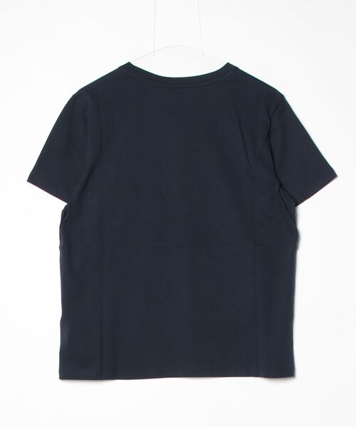 LAUREN RALPH LAUREN(ローレン ラルフ ローレン)の「エンブロイダリーロゴ コットン ジャージー Tシャツ(Tシャツ/カットソー・レディース・ネイビー系1・L/M/S)」の7枚目の写真