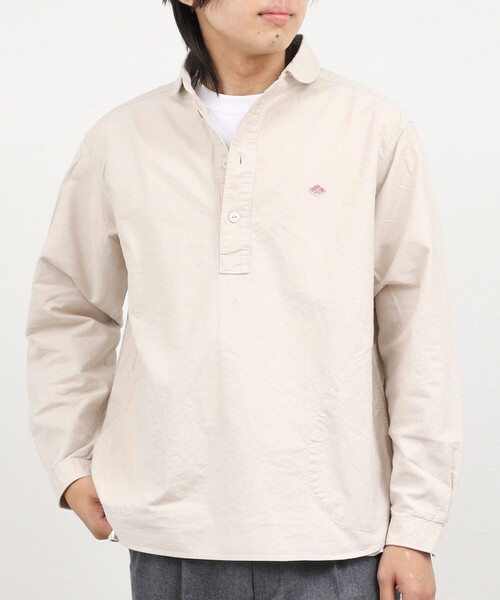 DANTON(ダントン)の「【DANTON/ダントン】ROUND COLLAR P/O SHIRT(DT-B0282 SOX)(シャツ/ブラウス・メンズ・ホワイト/キナリ・40/42/44/38)」の13枚目の写真