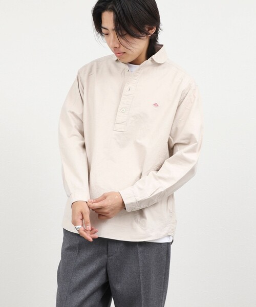 DANTON(ダントン)の「【DANTON/ダントン】ROUND COLLAR P/O SHIRT(DT-B0282 SOX)(シャツ/ブラウス・メンズ・ホワイト/キナリ・40/42/44/38)」の17枚目の写真