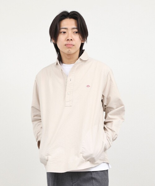 DANTON(ダントン)の「【DANTON/ダントン】ROUND COLLAR P/O SHIRT(DT-B0282 SOX)(シャツ/ブラウス・メンズ・ホワイト/キナリ・40/42/44/38)」の19枚目の写真