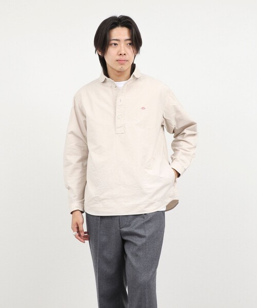 DANTON(ダントン)の「【DANTON/ダントン】ROUND COLLAR P/O SHIRT(DT-B0282 SOX)(シャツ/ブラウス・メンズ・ホワイト/キナリ・40/42/44/38)」の20枚目の写真
