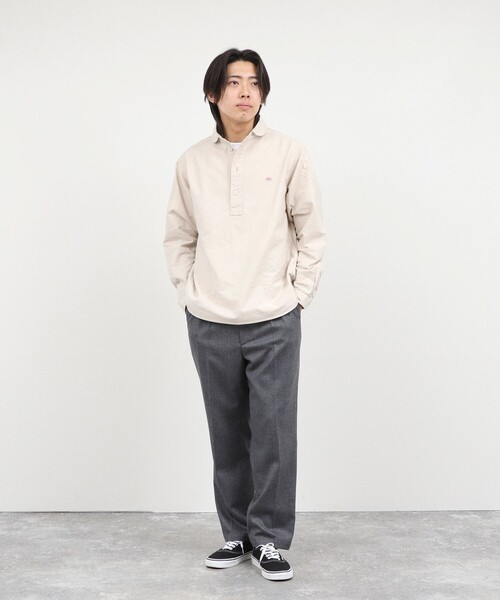 DANTON(ダントン)の「【DANTON/ダントン】ROUND COLLAR P/O SHIRT(DT-B0282 SOX)(シャツ/ブラウス・メンズ・ホワイト/キナリ・40/42/44/38)」の22枚目の写真