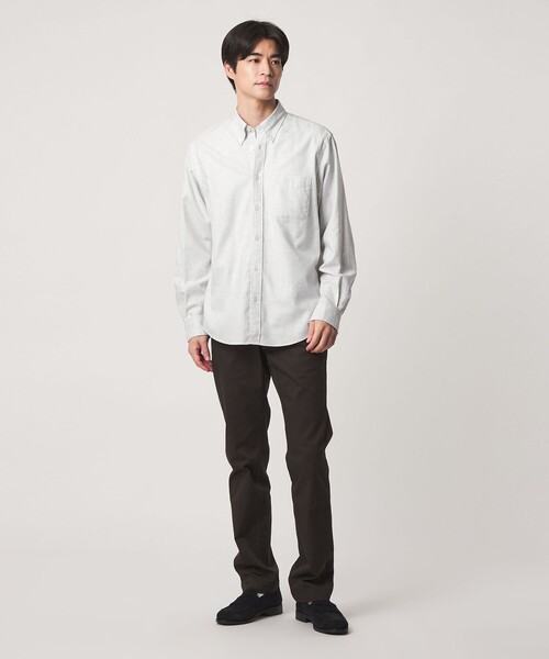 green label relaxing(グリーンレーベルリラクシング)の「ナチュラルフィット ビエラボタンダウン 長袖 シャツ(シャツ/ブラウス・メンズ・ダークブラウン/ライトグレー/ロイヤルブルー/ベージュ・XL/L/XS/M/S)」の15枚目の写真