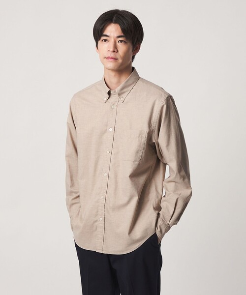 green label relaxing(グリーンレーベルリラクシング)の「ナチュラルフィット ビエラボタンダウン 長袖 シャツ(シャツ/ブラウス・メンズ・ダークブラウン/ライトグレー/ロイヤルブルー/ベージュ・XL/L/XS/M/S)」の16枚目の写真