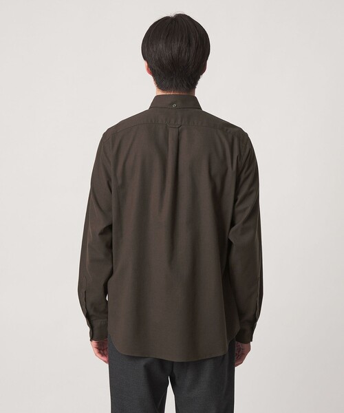 green label relaxing(グリーンレーベルリラクシング)の「ナチュラルフィット ビエラボタンダウン 長袖 シャツ(シャツ/ブラウス・メンズ・ダークブラウン/ライトグレー/ロイヤルブルー/ベージュ・XL/L/XS/M/S)」の10枚目の写真