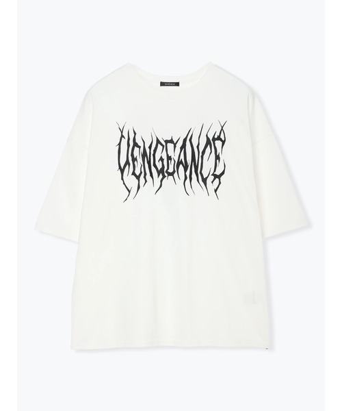 NOEMIE(ノエミー)の「バックボーンバックプリントユニセックスTシャツ(Tシャツ/カットソー・レディース・ブラック/パープル/オフホワイト・M)」の16枚目の写真