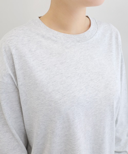 ANME(アンメ)の「ベーシック長袖Tシャツ(Tシャツ/カットソー・レディース・オフホワイト/オートミール・L/M)」の18枚目の写真