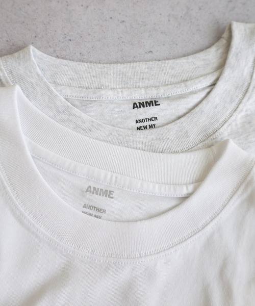 ANME(アンメ)の「ベーシック長袖Tシャツ(Tシャツ/カットソー・レディース・オフホワイト/オートミール・L/M)」の11枚目の写真