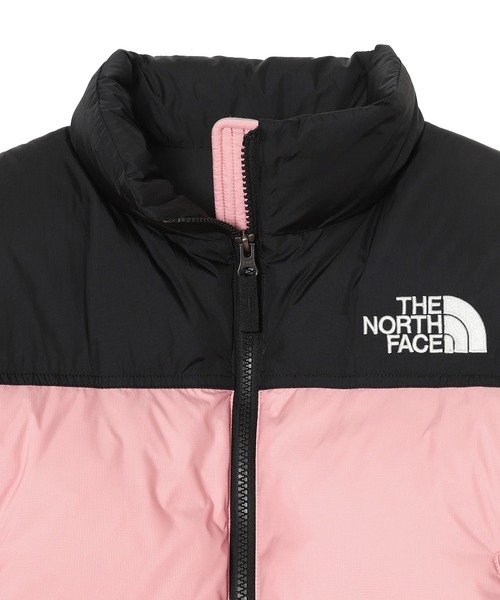 THE NORTH FACE（ザノースフェイス）の「G Short Nuptse Jacket NDG92632（ダウンジャケット/コート・キッズ・ピンク/オフホワイト・140/160/130/150）」の7枚目の写真