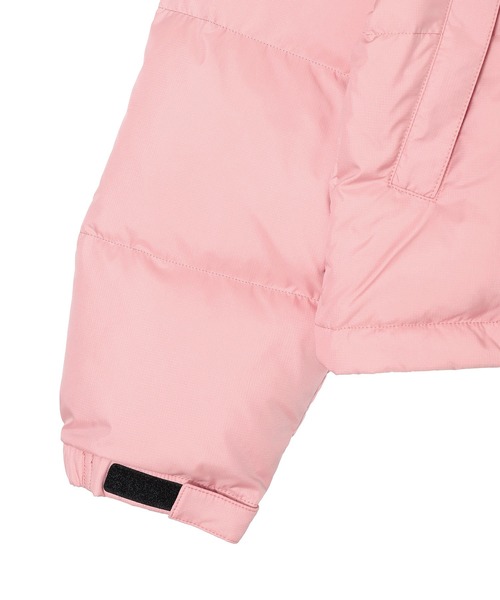 THE NORTH FACE（ザノースフェイス）の「G Short Nuptse Jacket NDG92632（ダウンジャケット/コート・キッズ・ピンク/オフホワイト・140/160/130/150）」の8枚目の写真