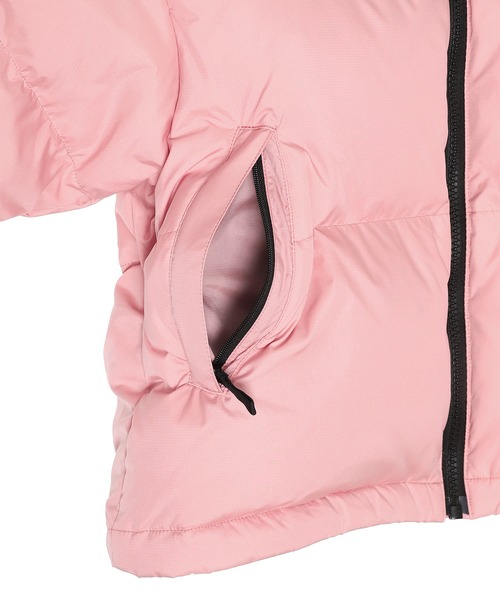 THE NORTH FACE（ザノースフェイス）の「G Short Nuptse Jacket NDG92632（ダウンジャケット/コート・キッズ・ピンク/オフホワイト・140/160/130/150）」の9枚目の写真