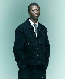 BEAVER | B omnivore/ビーオムニボー　FLOCKY DENIM COVERALLS フロッキーデニムカバーオール(デニムジャケット)
