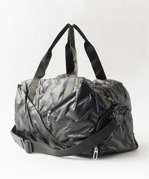 Chick(チック)の「【2WAY】【A4サイズ対応】2-Way Shoulder Boston Bag / 2WAY ショルダーボストンバッグ ショルダー取り外し可能 y2k 韓国系 レディース 2026年 夏 夏服(ショルダーバッグ・レディース・シルバー/ホワイト/ブラック・FREE)」の4枚目の写真