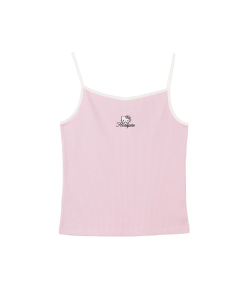 Her lip to（ハーリップトゥー）の「HLT x Hello Kitty Embroidered Camisole（キャミソール・レディース・ローズ・S/M）」の5枚目の写真