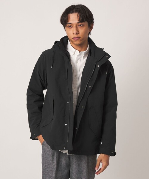 A DAY IN THE LIFE UNITED ARROWS(アデイインザライフユナイテッドアローズ)の「ショート モッズコート 3WAY-撥水-<A DAY IN THE LIFE>(モッズコート・メンズ・ベージュ/ブラック/オリーブ・L/S/M)」の2枚目の写真