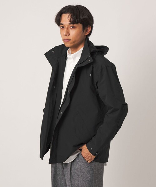 A DAY IN THE LIFE UNITED ARROWS(アデイインザライフユナイテッドアローズ)の「ショート モッズコート 3WAY-撥水-<A DAY IN THE LIFE>(モッズコート・メンズ・ベージュ/ブラック/オリーブ・L/S/M)」の4枚目の写真