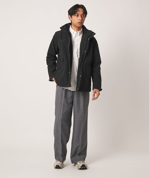 A DAY IN THE LIFE UNITED ARROWS(アデイインザライフユナイテッドアローズ)の「ショート モッズコート 3WAY-撥水-<A DAY IN THE LIFE>(モッズコート・メンズ・ベージュ/ブラック/オリーブ・L/S/M)」の6枚目の写真