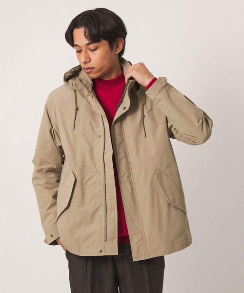 A DAY IN THE LIFE UNITED ARROWS(アデイインザライフユナイテッドアローズ)の「ショート モッズコート 3WAY-撥水-<A DAY IN THE LIFE>(モッズコート・メンズ・ベージュ/ブラック/オリーブ・L/S/M)」の7枚目の写真