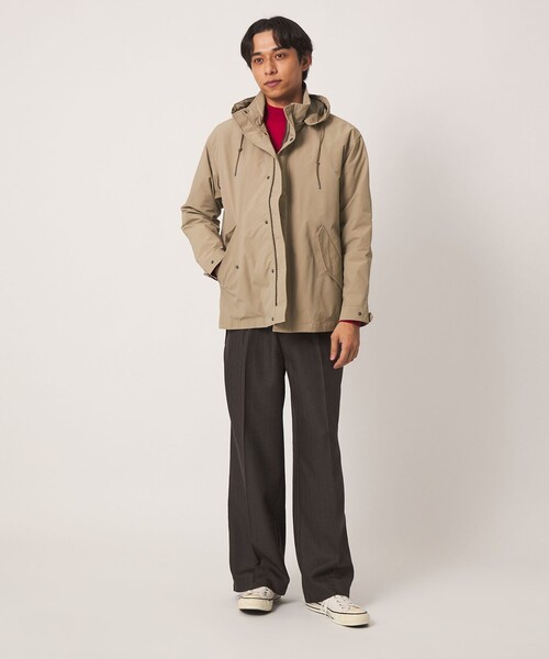 A DAY IN THE LIFE UNITED ARROWS(アデイインザライフユナイテッドアローズ)の「ショート モッズコート 3WAY-撥水-<A DAY IN THE LIFE>(モッズコート・メンズ・ベージュ/ブラック/オリーブ・L/S/M)」の8枚目の写真