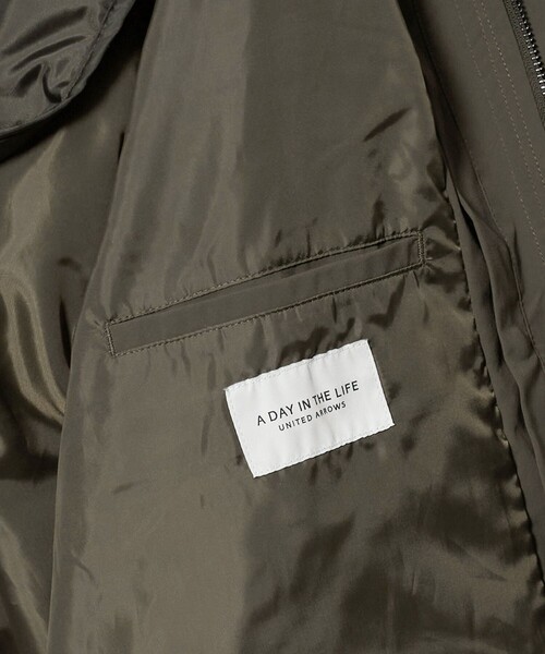 A DAY IN THE LIFE UNITED ARROWS(アデイインザライフユナイテッドアローズ)の「ショート モッズコート 3WAY-撥水-<A DAY IN THE LIFE>(モッズコート・メンズ・ベージュ/ブラック/オリーブ・L/S/M)」の21枚目の写真