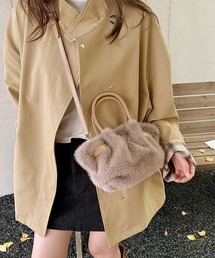 フェイクファー 2WAYミニバッグ